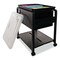 Advantus Folding Mobile File Cart, Clear/Black, Plastic, 18.5" D, 21.75" H, Black/Clear AVT-55758 - alternate 2